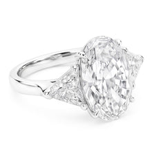 3 Stone Natural Earth Mined Diamond Engagement Ring 8 Carats