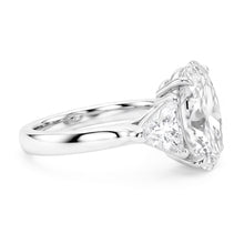 3 Stone Natural Earth Mined Diamond Engagement Ring 8 Carats