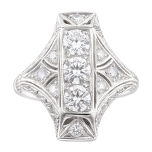 3 Stone Style Round Old Miner Genuine Natural Earth Mined Diamond Ring 4 Carats Milgrain Shank
