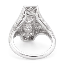 3 Stone Style Round Old Miner Genuine Natural Earth Mined Diamond Ring 4 Carats Milgrain Shank