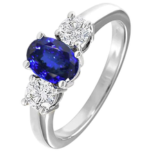 3 Stone Tanzanite And Natural Earth Mined Diamonds 5.50 Carats Wedding Ring Gold 14K