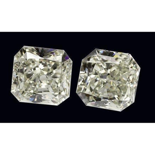 3 Carat Radiant Sparkling Loose Diamonds Pair G Vvs1 Diamond