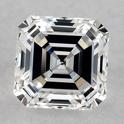 3 Carats Asscher Natural Earth Mined Diamond Loose F Vvs1 Very Good Cut