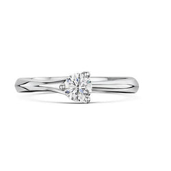 1.25 Ct Solitaire Round Cut Natural Earth Mined Diamond Ring White Gold