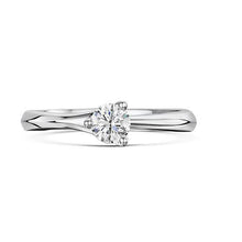 1.25 Ct Solitaire Round Cut Natural Earth Mined Diamond Ring White Gold