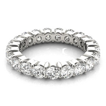 Diamond Eternity Band 0.15 ct 14K White Gold – side view