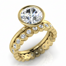 Diamond Proposal Ring 3.25-ct 14K Yellow Gold – front view