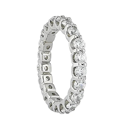 3.50 Carat Real Natural Earth Mined Diamonds Engagement Band Jewellery Gold