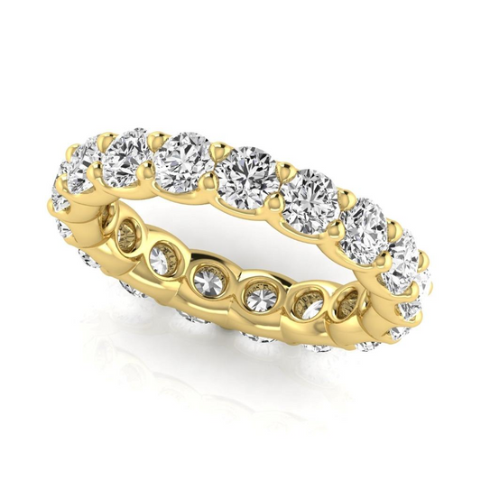 Fine Diamond Eternity Band 3.6 ct 14K Yellow Gold – main view