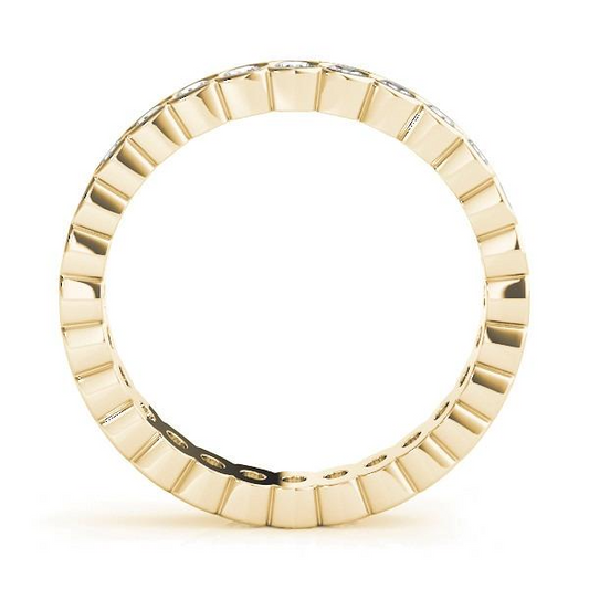 Diamond Eternity Band 0.20-ct 14K Yellow Gold – front view