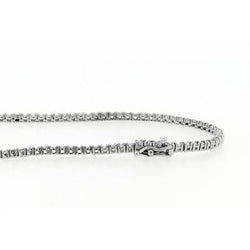 30 Carats Extra Long Earth Mined Diamonds Tennis Necklace Strand Jewelry 32 Inches