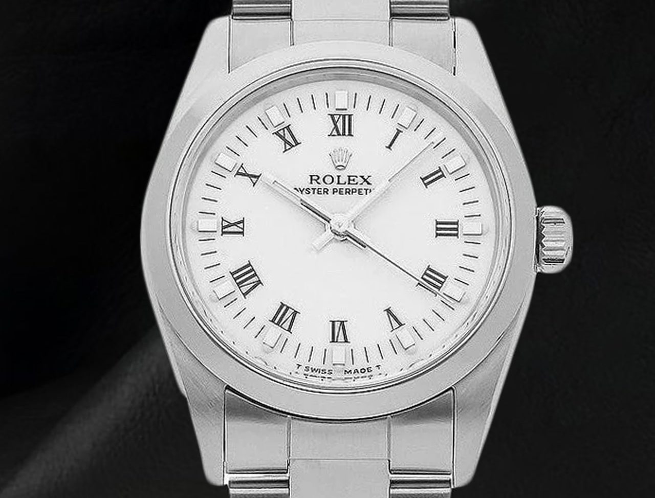31mm Rolex White Roman Ladies Watch
