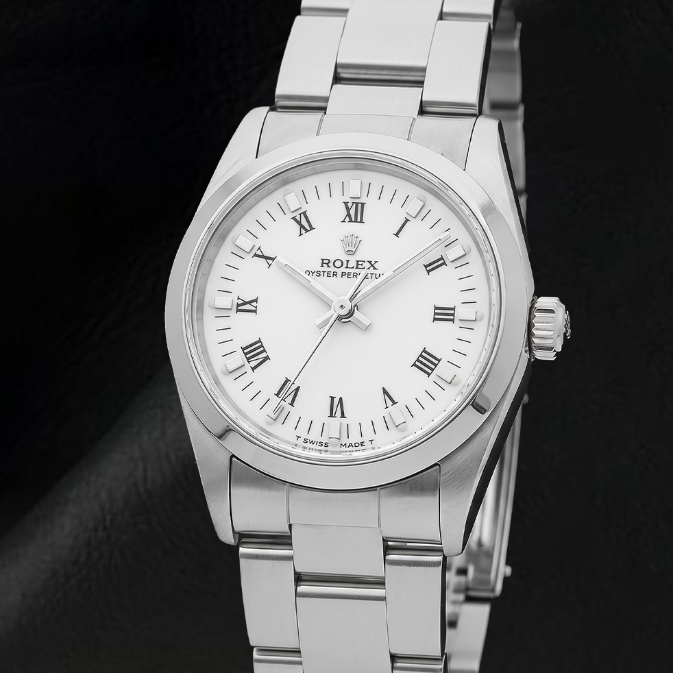 31mm Rolex White Roman Ladies Watch