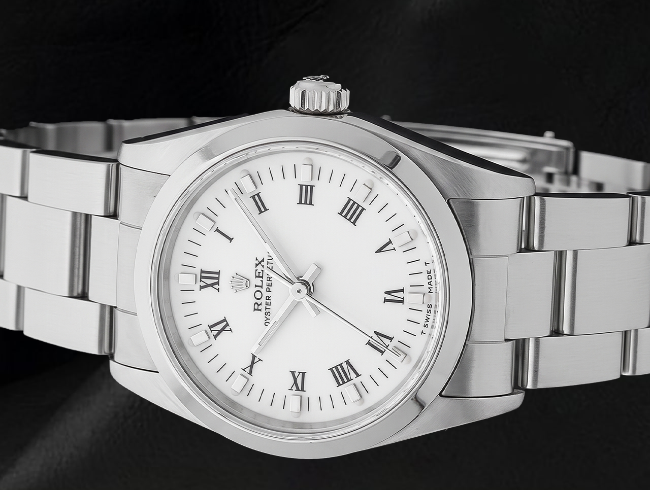 31mm Rolex White Roman Ladies Watch