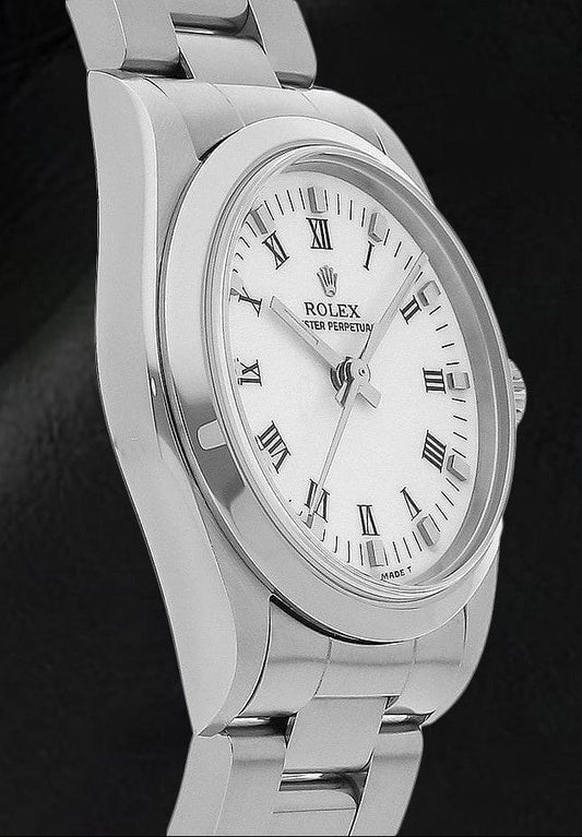 Rolex White Roman