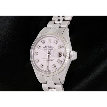 Rolex Dj Watch White Diamond Dial Jubilee Stainless Steel Watch