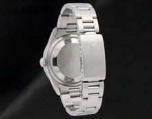 Rolex 34mm Oyster Bracelet 1500 White Mother Of Pearl Diamond Dial Watch