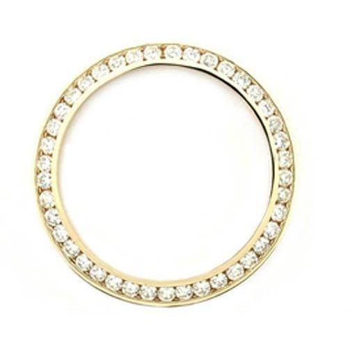 36 Mm Bezel To Fit Rolex Datejust & All Watch Models Custom Natural Diamond  3 Carats