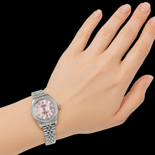 Rolex Datejust Ss Jubilee Bracelet Pink Mop Natural Earth Mined Diamond Dial Ladies Watch