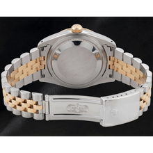 Rolex Datejust 16233 36mm Black Diamond Dial Two Tone Watch