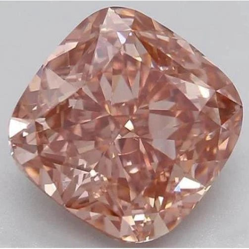 Rose Sapphire Cushion Cut Loose Sapphires Natural in Gold – main view