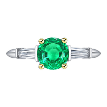 Authentic Colombian Emerald Precious Stone Ring – main view