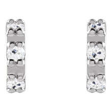 Real Fine Diamond Drop Earrings – main view