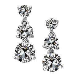 High-End Stud Earrings – Fine Diamond 2 ct from HarryChadEnt