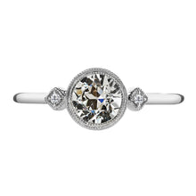 Shimmering Fine Diamond Trilogy Ring 2 ct – main view