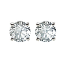 3.00 Ct Gorgeous Real Round Brilliant Cut Diamonds Studs Earrings