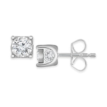 3.10 Carats Gorgeous Round Cut Real Diamonds Studs Earring White Gold 14K