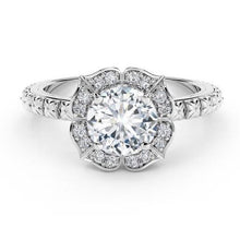 3.10 Carats Real Diamond Anniversary Ring White Gold