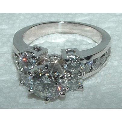 3.25 Ct. Real Diamond Engagement Ring Antique Style