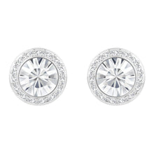 3.3 Carats Sparkling Real Round Cut Diamonds Halo Stud Earring White Gold 14K