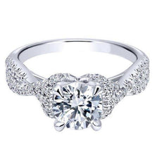 3.35 Carats Real Diamond Women Wedding Ring White Gold 14K