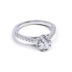 3.40 Ct Round Cut Real Diamonds Anniversary Engagement Ring