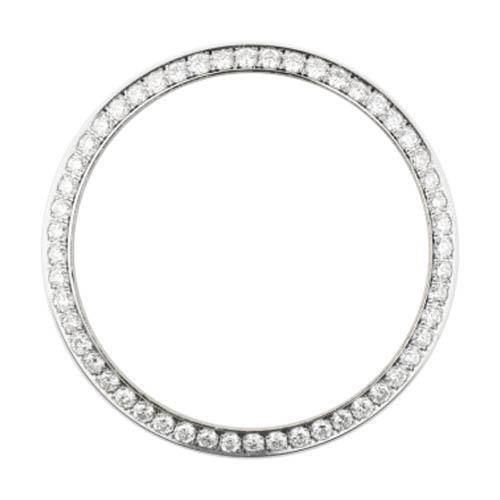 3.5 Ct Custom Real Diamond Bezel To Fit Rolex Datejust All Watch Models
