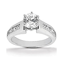 3.50 Carats Engagement Ring Set Sparkling Real Diamonds