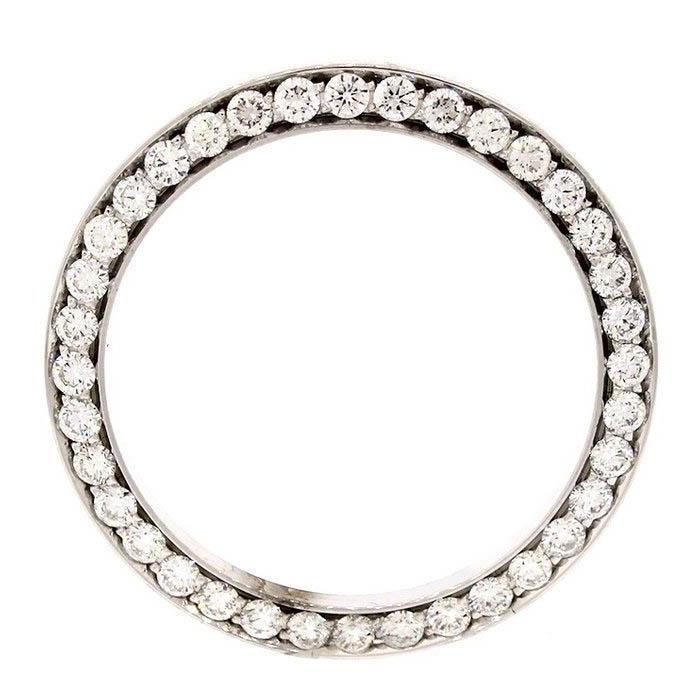3.50 Carats Real Custom Diamond Bezel To Fit Rolex Datejust & President Watch