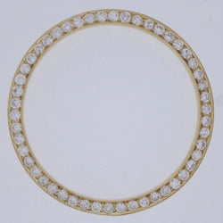 3.50 Carats Round Custom Natural Earth Mined Diamond Bezel To Fit Rolex Date 34 Mm All Watch Models
