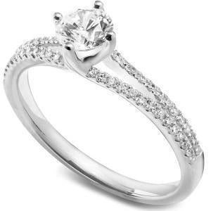 3.75 Ct Round Brilliant Cut Natural Diamonds Wedding Ring Gold 14K