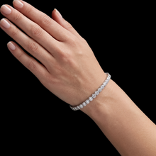 3 Carat Lab Grown Diamonds Tennis Bracelet White Gold 14K