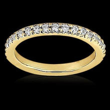3 Carats Real Natural Earth Mined Diamond 14K Yellow Gold Eternity Band