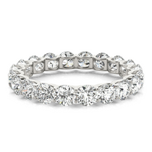 Luxury Eternity Band 3 ct – side view