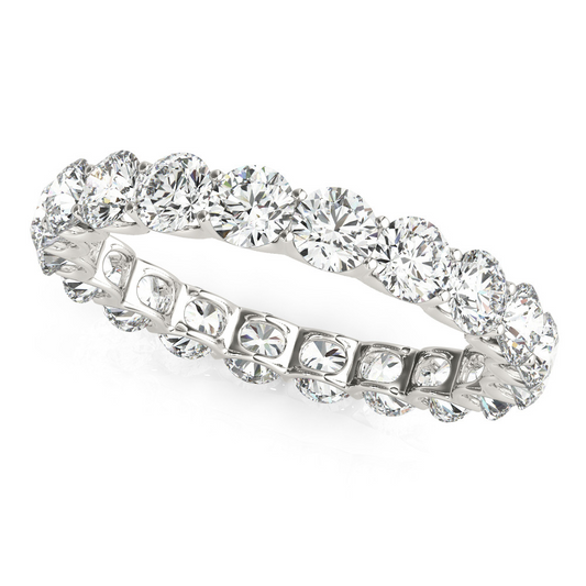 Eternity Band 14K White Gold with Fine Diamond – main view