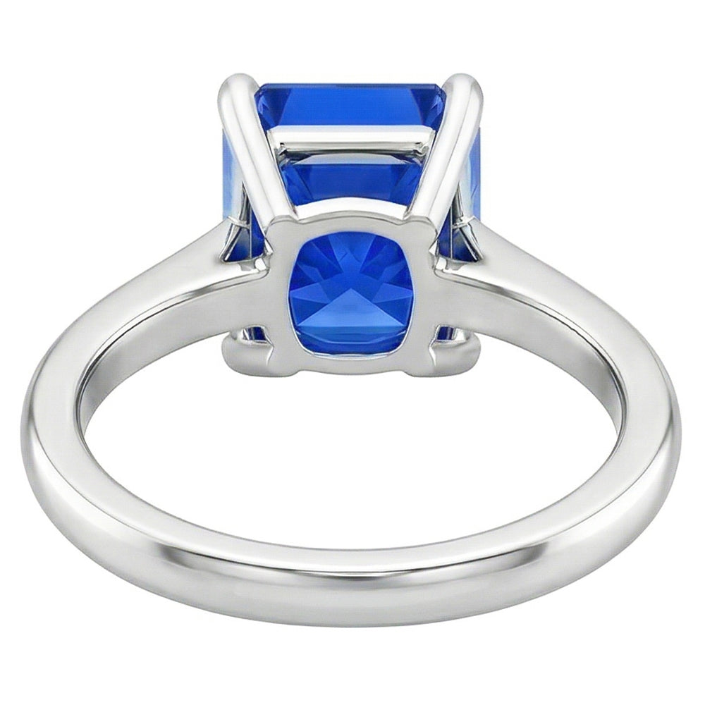 3ct Sapphire Radiant Cut Engagement Ring