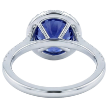 4.25 Carats Tanzanite And Natural Earth Mined Diamonds Ring White Gold 14K