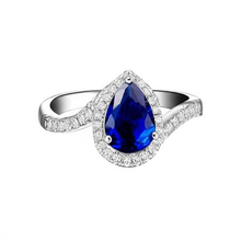 4.30 Carats Sri Lankan Sapphire And Natural Earth Mined Diamonds Ring White Gold 14K