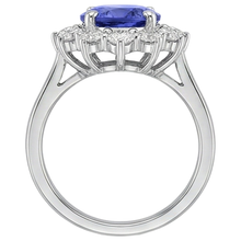 4.35 Ct Tanzanite With Natural Earth Mined Diamonds Ring New White Gold 14K