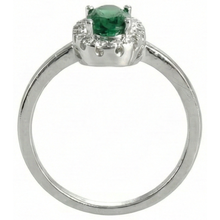 4.50 Carats Oval Green Emerald Gemstone And Natural Earth Mined Diamond Ring White Gold 14K